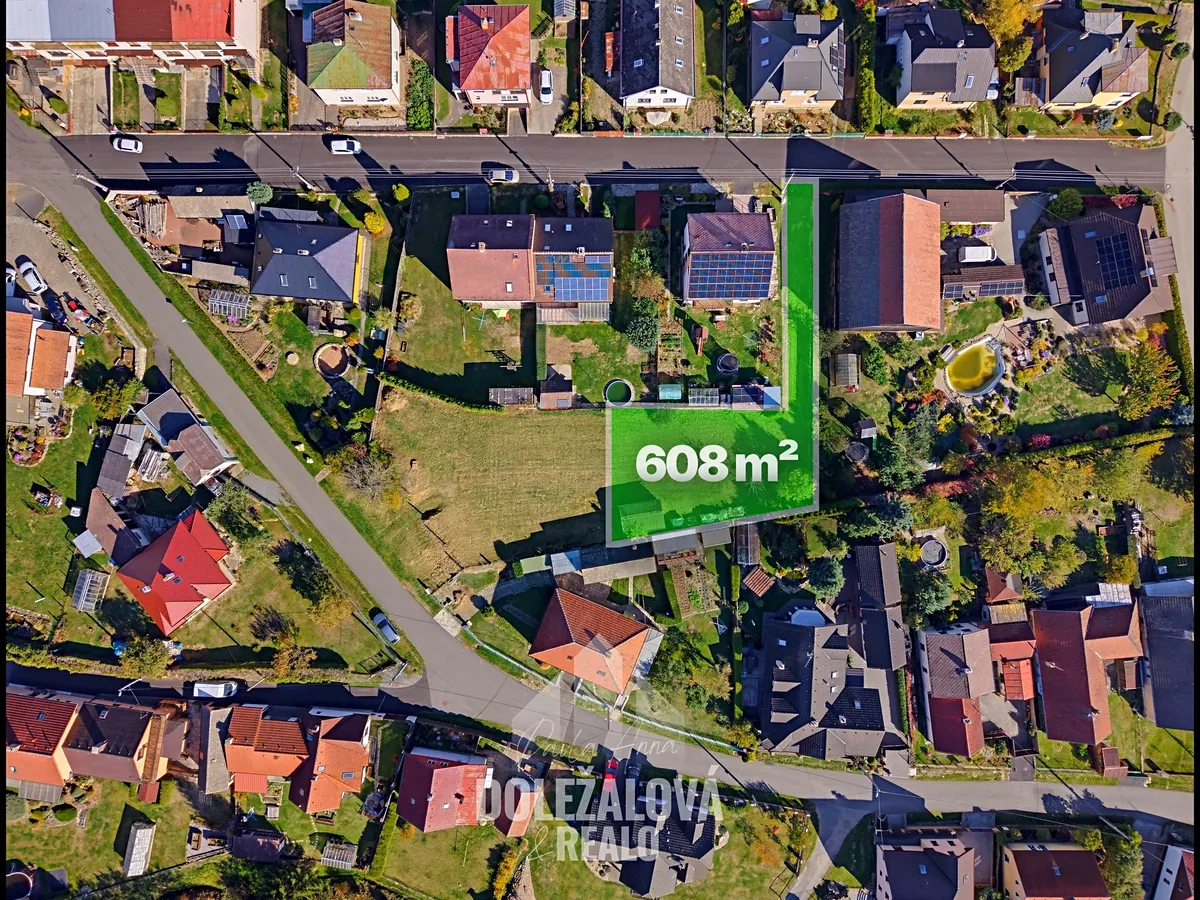 Prodej stavebního pozemku 608 m²